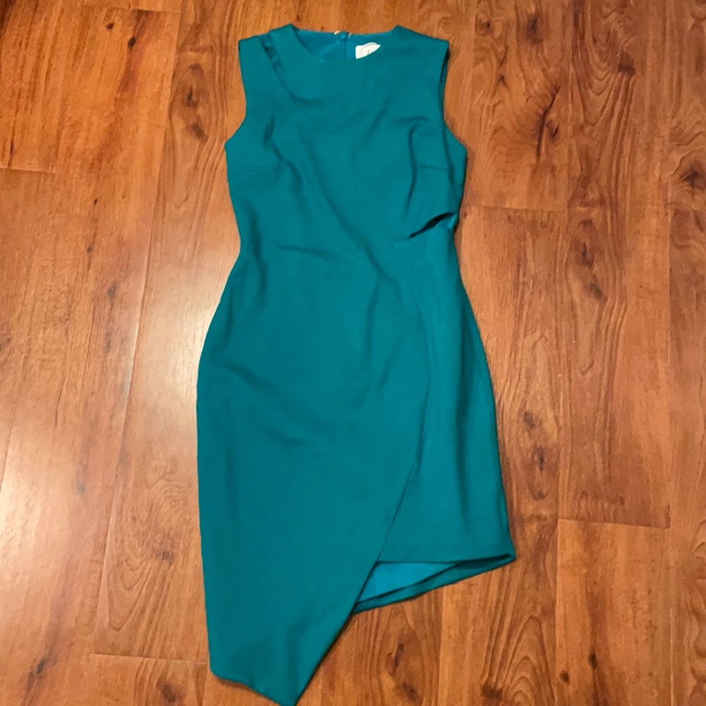Gorgeous teal midi dress